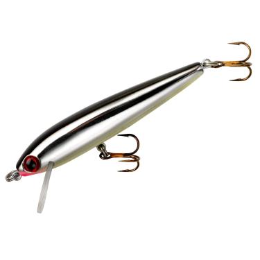 Imagem de Rebel Tracdown Minnow Isca de pesca - Prata/Preta - 6,35 cm