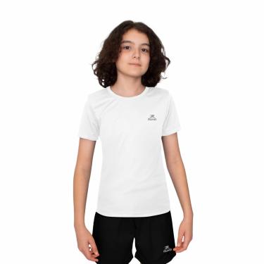 Imagem de Camiseta Dry Basic SS FPS 50 Muvin – Manga Curta – Infantil – Proteção Solar UV50 – Camiseta Para Academia Treino Funcional – Pilates – Yoga – Corrida – Ginástica Fitness – Caminhada – Secagem Rápida (6, Branco)
