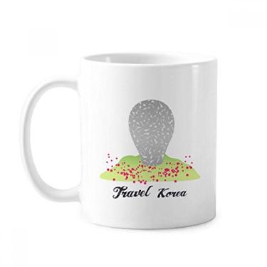 Imagem de Caneca clássica de cerâmica branca de cerâmica com alça de 350 ml