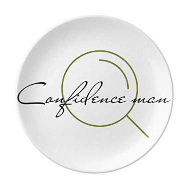 Imagem de Ambiguous Contrary Trust Prato decorativo de porcelana Salver Prato de jantar