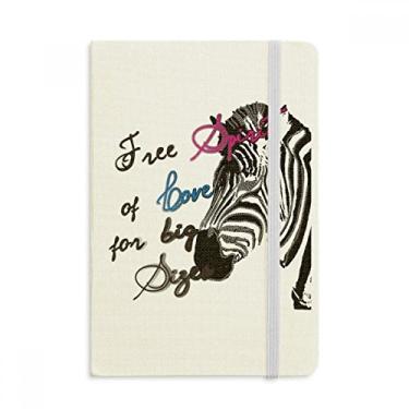 Imagem de Caderno de anotações simples com desenho de animal, capa dura em tecido oficial