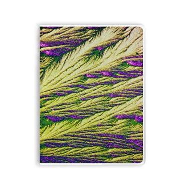 Imagem de Caderno de papel de parede com plumas de aglomerado, capa macia Diário