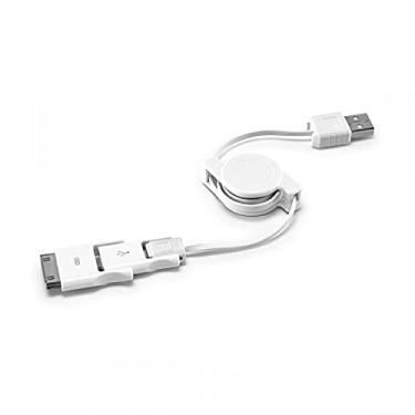 Imagem de Cabo Mágico Retrátil Usb Multi V3/v8/iPhone 4