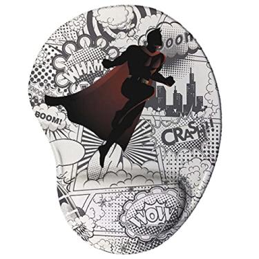 Imagem de Mouse pad Ergonômico Geek Comics Herói Presente Criativo cor:Branco