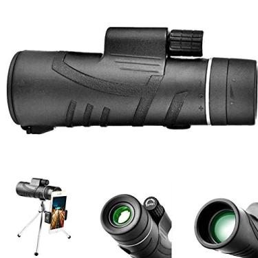 Imagem de Telescópio monocular 10x42, lente totalmente ótica de vidro, portátil para observação de pássaros, viagens ao ar livre, passeios turísticos e esportes
