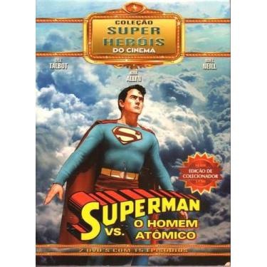 Imagem de Dvd Duplo Super Heróis Do Cinema Superman Vs O Homem Atômico - Rhythm