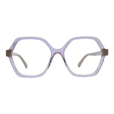 Imagem de Armação Óculos De Grau Guess 2790 Feminino Redondo Em Acetato