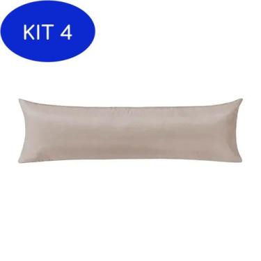 Imagem de Kit 4 Fronha Para Travesseiro De Corpo Xuxão 180 Fios - Juma Enxovais