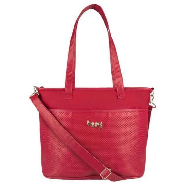 Imagem de Bolsa Maternidade com Trocador Cafuné Hug Cor Vermelho