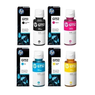Imagem de Kit 4 Tintas Gt52 Gt51 Para Uso Em Hp 316 416 517 617 Gt5822