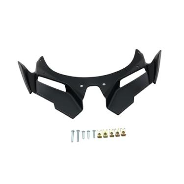 Imagem de Kokiya Capa de asa aerodinâmica de carenagem frontal, winglets aerodinâmicos frontais, para ZX25R 2022-2024, preto