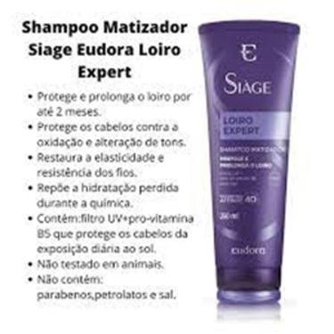 Imagem de Eudora Siàge Shampoo Desamarelador Loiro Expert - 250ml
