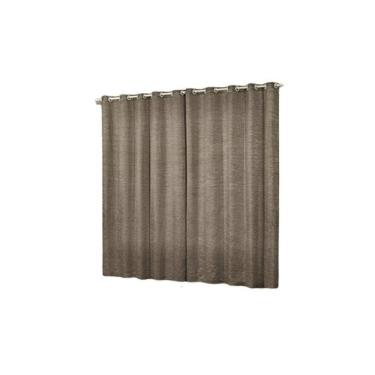 Imagem de Cortina Quarto/Sala 3,00 X2,60 Castor Cristal Cetim Amassado