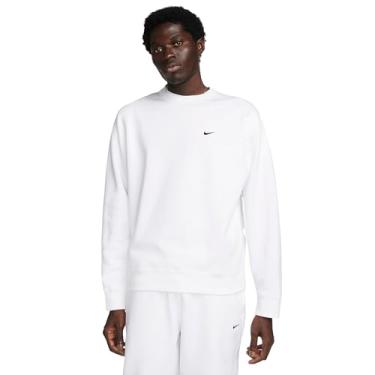 Imagem de Nike Solo Swoosh Camiseta masculina de lã, Branco/preto, Large