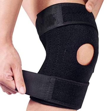 Imagem de Estabilizador de joelho, suporte de joelheira, ajustável esportivo