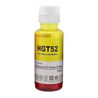 Imagem de Refil de Tinta Compatível Para Impressora GT 5820 GT52xl - M0H56AL Yellow