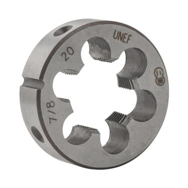Imagem de Aceteel 20 matrizes redondas UNEF de 2,2 cm, matriz de rosca para máquina à direita 7/8 x 20 UNEF