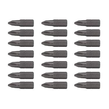 Imagem de Brocas de chave de fenda Edward Tools PH2 pacote com pontas de parafuso Phillips de 50,8 cm – Aço resistente à estoque – Caixa de armazenamento de brocas de fácil acesso