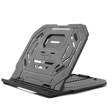 Imagem de Frunsi Suporte para tablet de desenho, suporte dobrável para monitor de desenho, ângulos ajustáveis de 9 níveis com um suporte de telefone embutido, para tablet de desenho de 12 a 17 polegadas