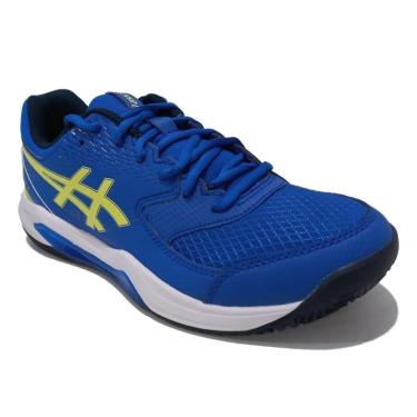 Imagem de Tenis Asics Gel-Dedicate 8 Padel Azul e Amarelo Masculino-Masculino