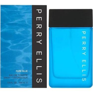 Imagem de Perfume Masculino Perry Ellis Pure Azul Edt 100ml
