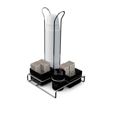 Imagem de Suporte Porta Copos 50ml 80ml Porta Sachê Açúcar Ketchup