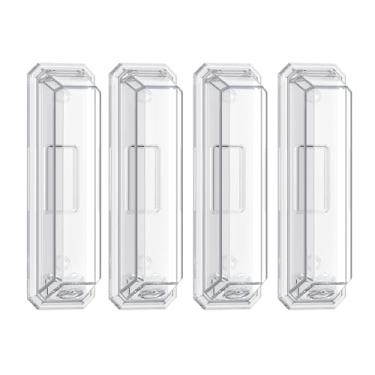 Imagem de CLYMENE Protetor de capa de interruptor de luz, capa de interruptor de parede à prova de crianças protege luzes ou interruptores de serem ligados ou desligados acidentalmente por crianças e adultos,