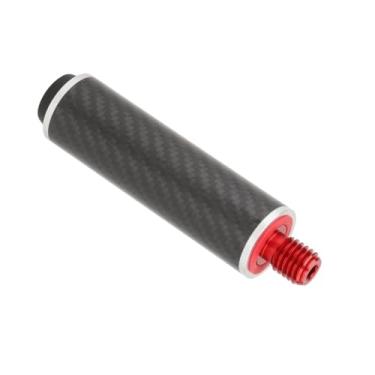 Imagem de Extensor de taco de bilhar, extensão de taco de bilhar, alongador de ponta de taco, extensor de fibra de carbono para taco de sinuca, 3.2cm, 4 polegadas