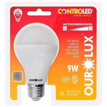 Imagem de Lampada Control Led Auto Dimerizavel 09 Watts Bivolt 6500K Ourolux