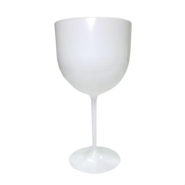 Imagem de Taça De Acrílico Cristal 600ml Para Gin Drinks Coquetel Festas Aniversários Casamentos Comemorações (Branco)