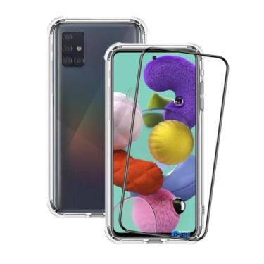 Imagem de Kit Capinha Capa Antiqueda para Samsung Galaxy A51 + Película de Vidro 3D
