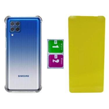 Imagem de Capa Capinha Anti Impacto Para Galaxy M62 + Pelicula Gel - Mustangshop
