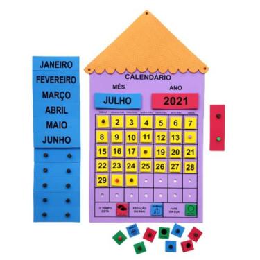 Imagem de Kit painel sala de aula com chamada, calendário, aniversariante, ajuda