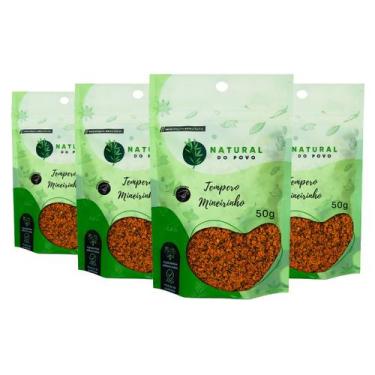 Imagem de Kit 4 Tempero Mineiro Sem conservantes Alta Qualidade 50g Pouch   - Na