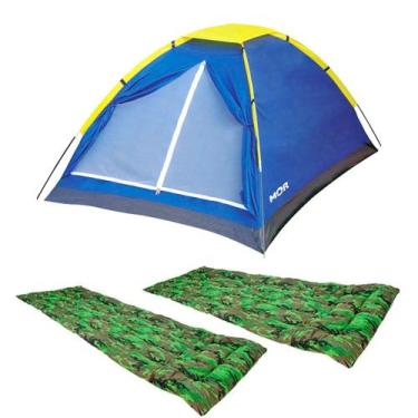 Imagem de Barraca Mor Iglu 3 Pessoas + Colchonete FA Maringá Mont Long Solteiro 