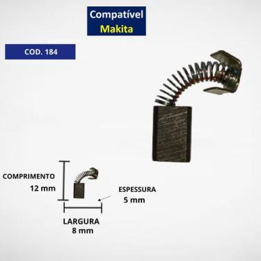 Imagem de Escova De Carvão furadeira Serra Tico-tico makita 6404 - carbonpecas