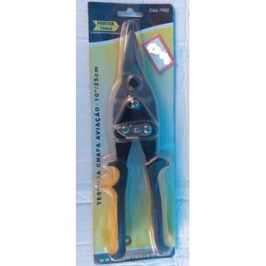 Imagem de Tesoura Tipo Aviação Para Cortar Chapas, Calhas, Eda 10