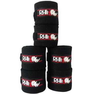 Imagem de Kit 3 Pares De Bandagem Atadura Elástica Boxe Rhino 3M