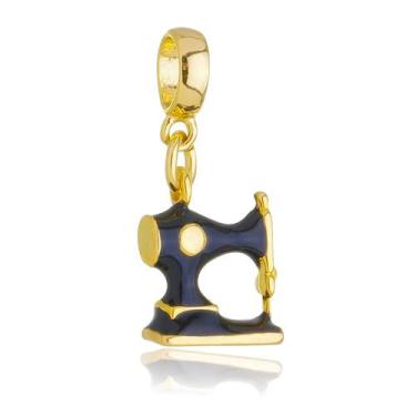 Imagem de Berloque Máquina de Costura Banhado a Ouro 18k - Work Semijoias
