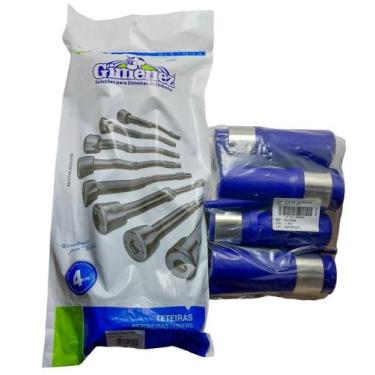 Imagem de Kit Capa Teteira Azul Triangular+peso Inox+teteira Triangula - Gimenez