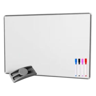 Imagem de Lousa Quadro Branco Aluminio 40x30 + Apagador + 4 Marcador