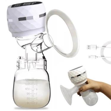 Imagem de Bomba de Tirar Leite Materno Elétrica Bombinha Extratora 180ml - TECH