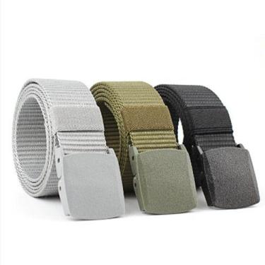 Imagem de Cinto Tático Fivela Militar Nylon Fivela 4 Cores - SOU PRECO, 120cm, P