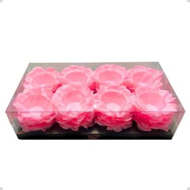 Imagem de Forminhas Floral Doces Finos Formas Lisa Seda Eventos 160 Un - Decorar