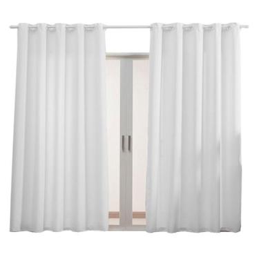 Imagem de Cortina de Janela Tecido Grosso OXFORD 3,00M x 2,00M para Sala Quarto 