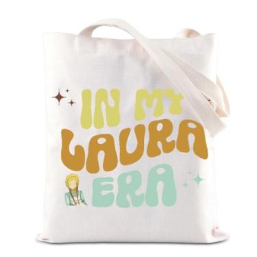 Imagem de ENSIANTH Sacola In My Laura Era Laura Bookish Gift Homesteader Shopping Bag Laura TV Show Merchandise Gift, Bolsa Laura, One Size