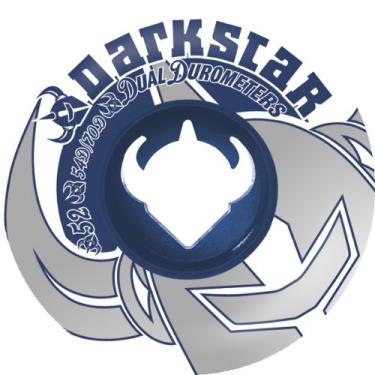 Imagem de Darkstar Roda de skate (52 mm, azul royal/branco)