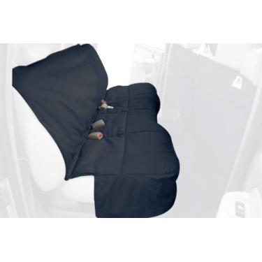 Imagem de Canine Covers Protetor de assento CoverAll 2ª fileira de ajuste personalizado para modelos selecionados Mercedes Benz M Class - Polialgodão (azul marinho)