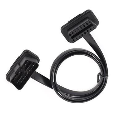 Imagem de Cabo de extensão OBD2 OBD II de 16 pinos macho para fêmea OBD-II de diagnóstico cabo adaptador para scanners de códigos OBDII automáticos de 60 cm 60 cm 60 cm 6 m