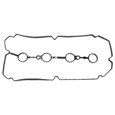 Imagem de INFINAUTO Junta da tampa da válvula, junta de vedação da válvula da cabeça do cilindro nº 224412X001 para Kia Rio 1.6L I4 2003-2005 preta, junta da tampa do balancim 1 peça